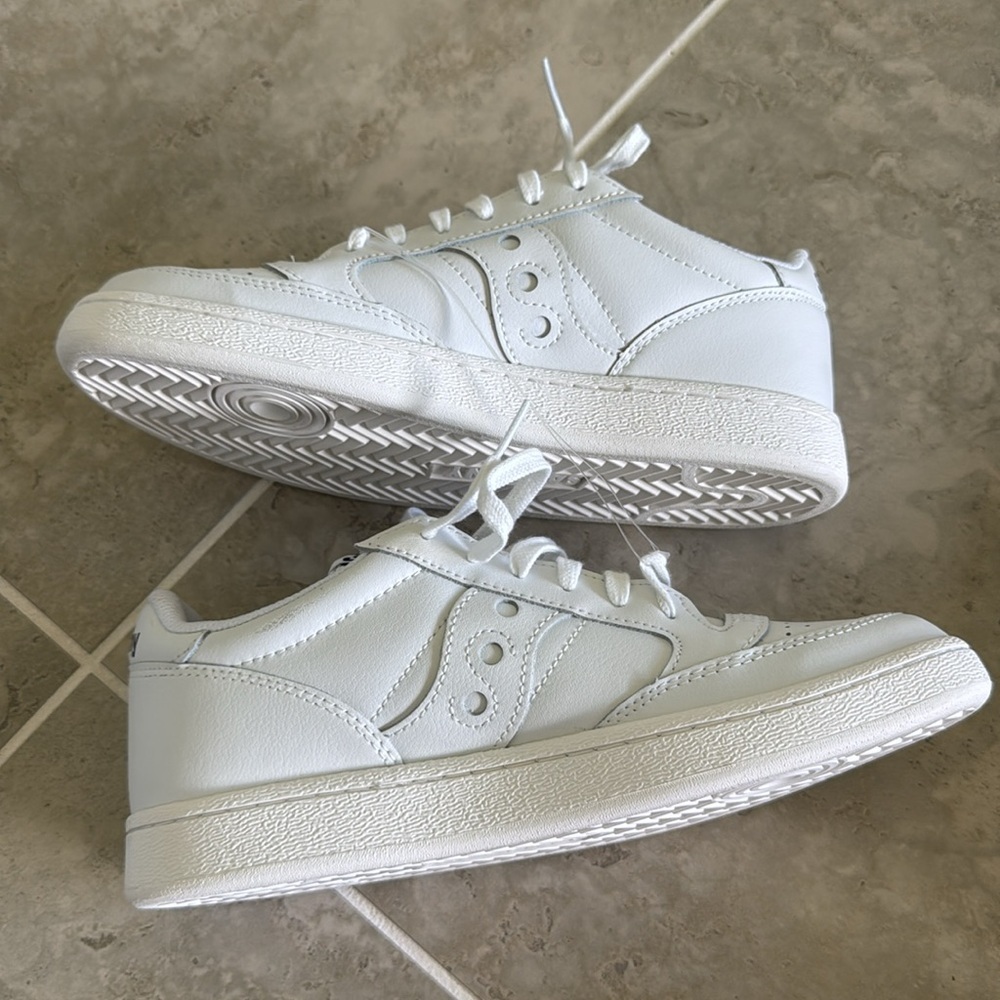 Saucony Leather Jazz Court Sneakers - Picture 6 of 8